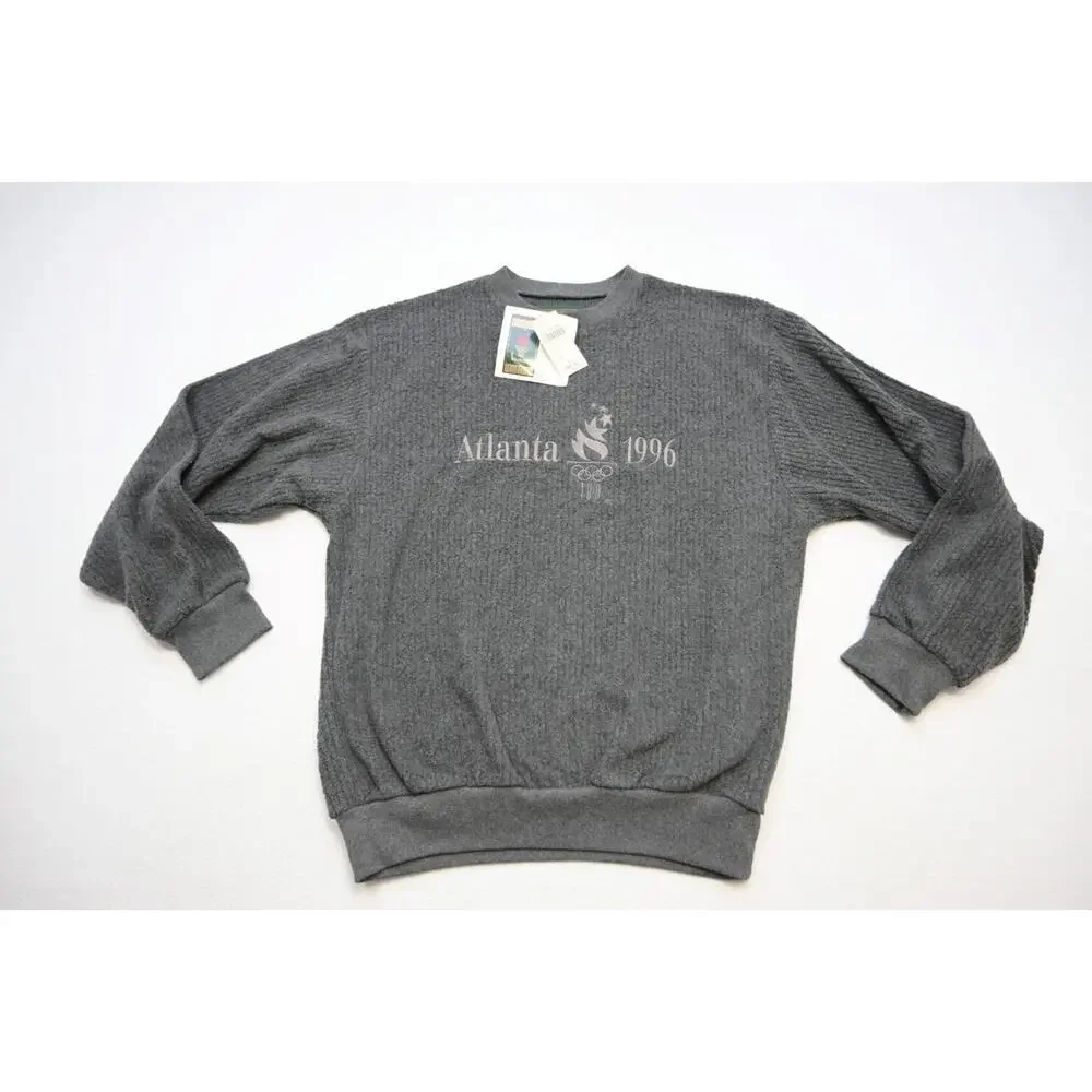 VTG Hanes 1996 Atlanta Olympic Sweater MADE IN‎ USA Mens Sz Small NWT